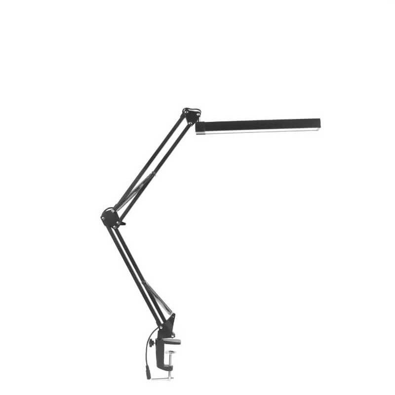 LED Fällbar Lång Arm Klämma Ögonskydd USB Lampa för Läsning