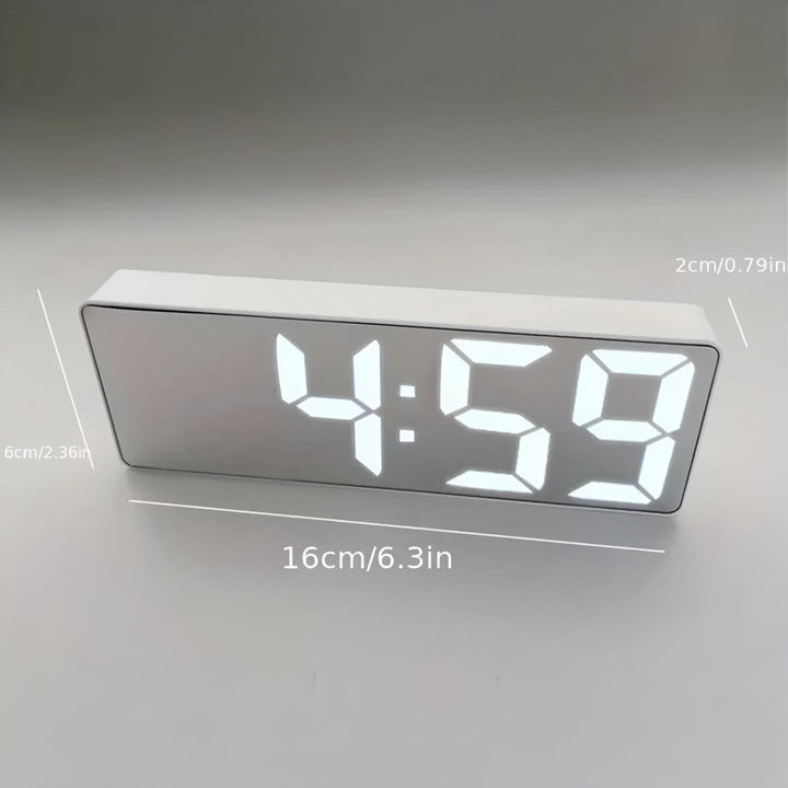 Digital LED Spegel Väckarklocka