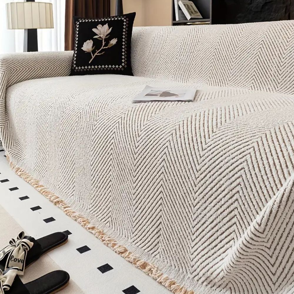 Stripe Herringbone Sofföverdrag