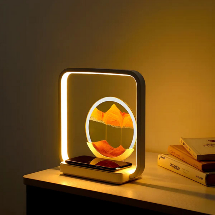 3D LED Nattlampa med Sandström