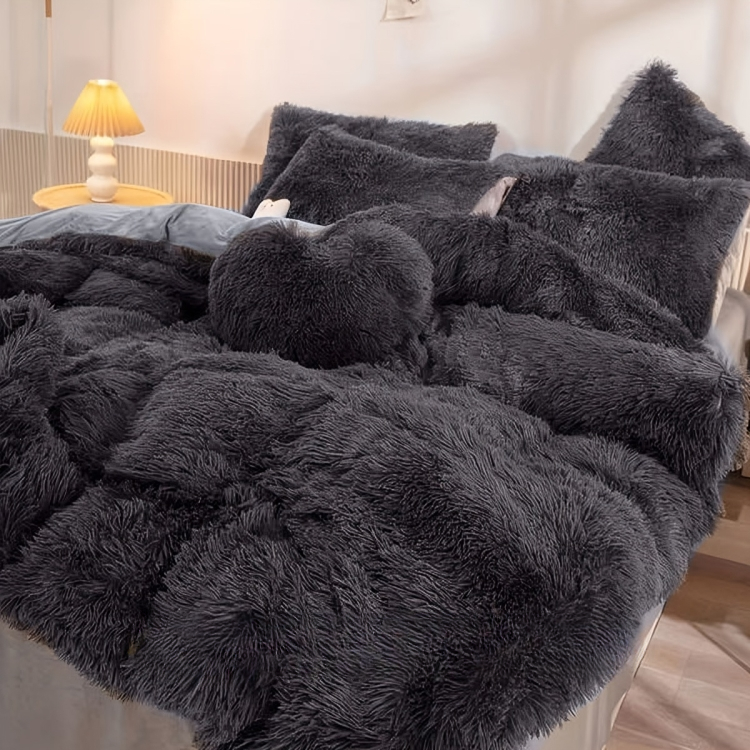 Lyxigt Sammet Duvet Täcke Set för Ultimat Komfort