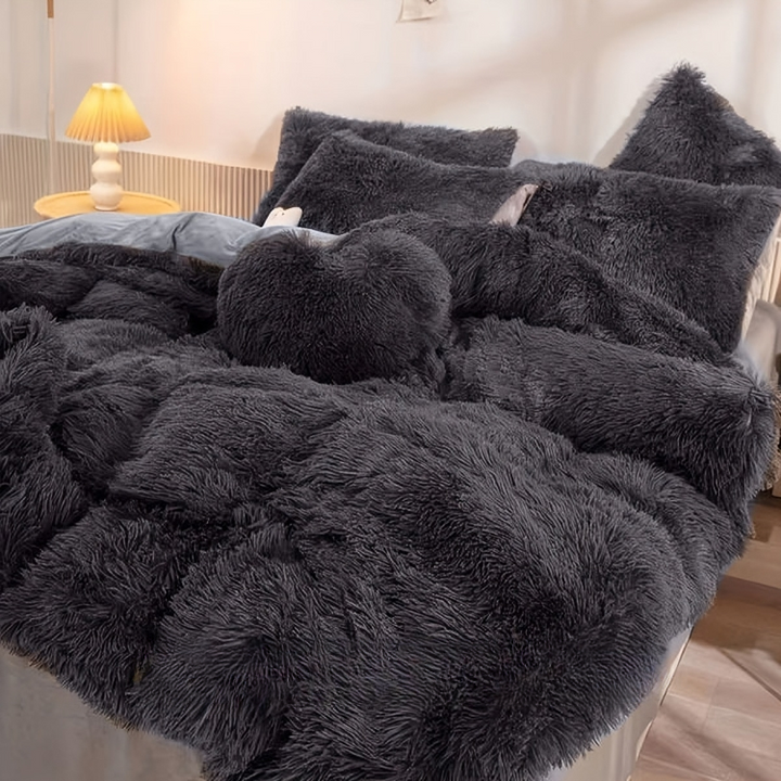 Lyxigt Sammet Duvet Täcke Set för Ultimat Komfort