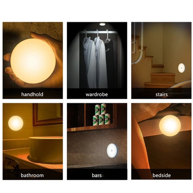 Intelligent mänsklig induktions LED-nattlampa