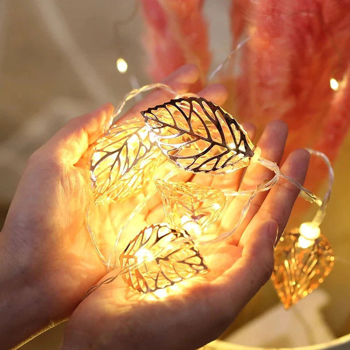 Gyllene Blad Fairy Lights