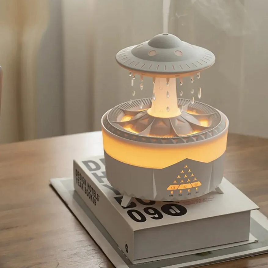 UFO Luftfuktare | Ultraljud Aromaterapi Diffusor med Fjärrkontroll - Grosven
