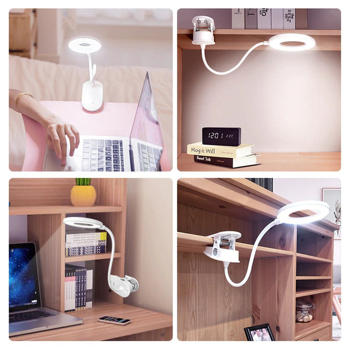 Trådlampa för Sängbord med Klämfäste