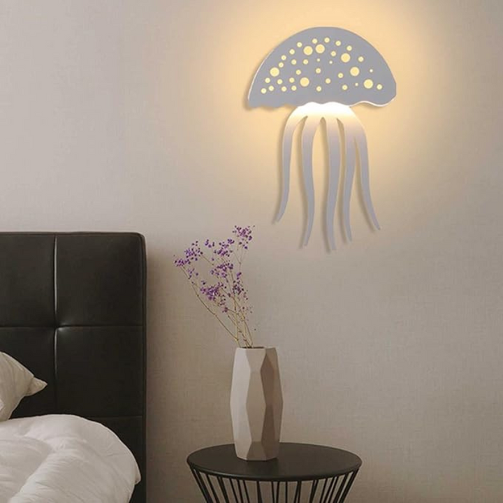 QualleGlow | Exklusiv LED-vägglampa i form av en manet