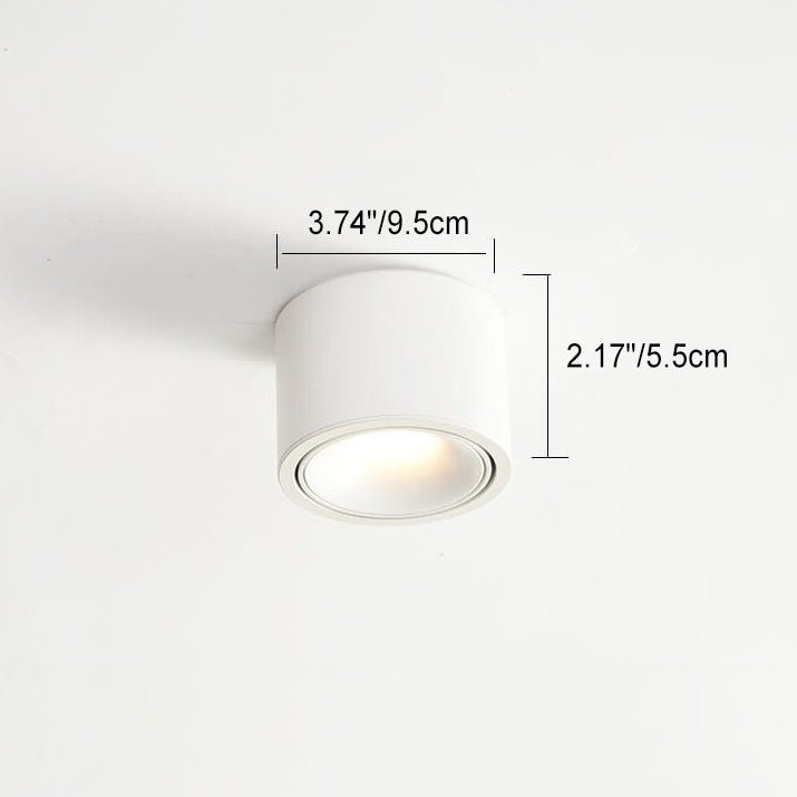 Origo Minimalistisk LED Taklampa - Justerbar Rund Infälld Lampa