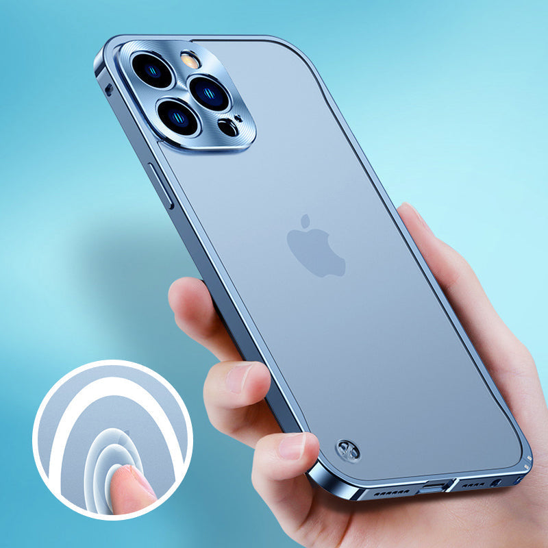 Magnetiskt mobilskal för iPhone med metallram |