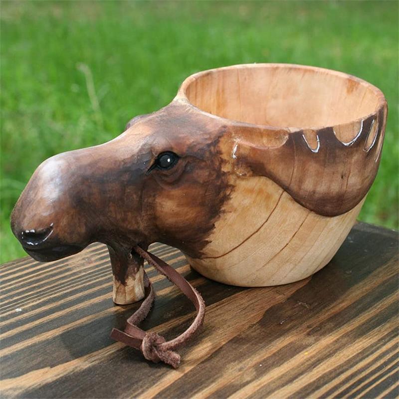 Handsnidad Djurod Wooden Cup