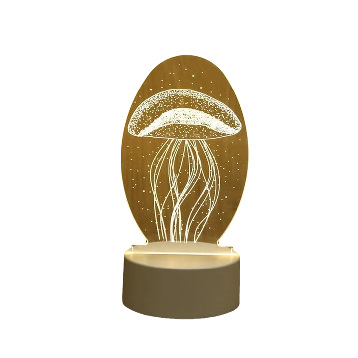 3D Nattlampa Usb