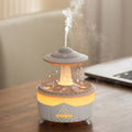 Avkopplande Regndropp Aromaterapi Essentiell Oljediffusor - LED Lampa & Luftfuktare