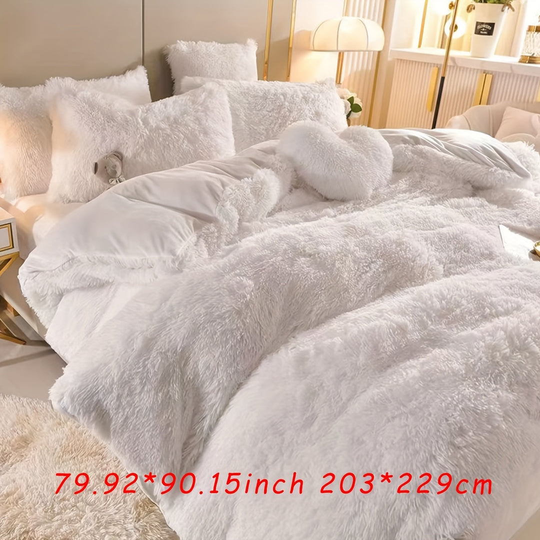 Lyxigt Sammet Duvet Täcke Set för Ultimat Komfort