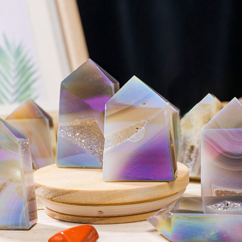 |Angel Aura Quartz Crystal Sticks Gemstone Decor