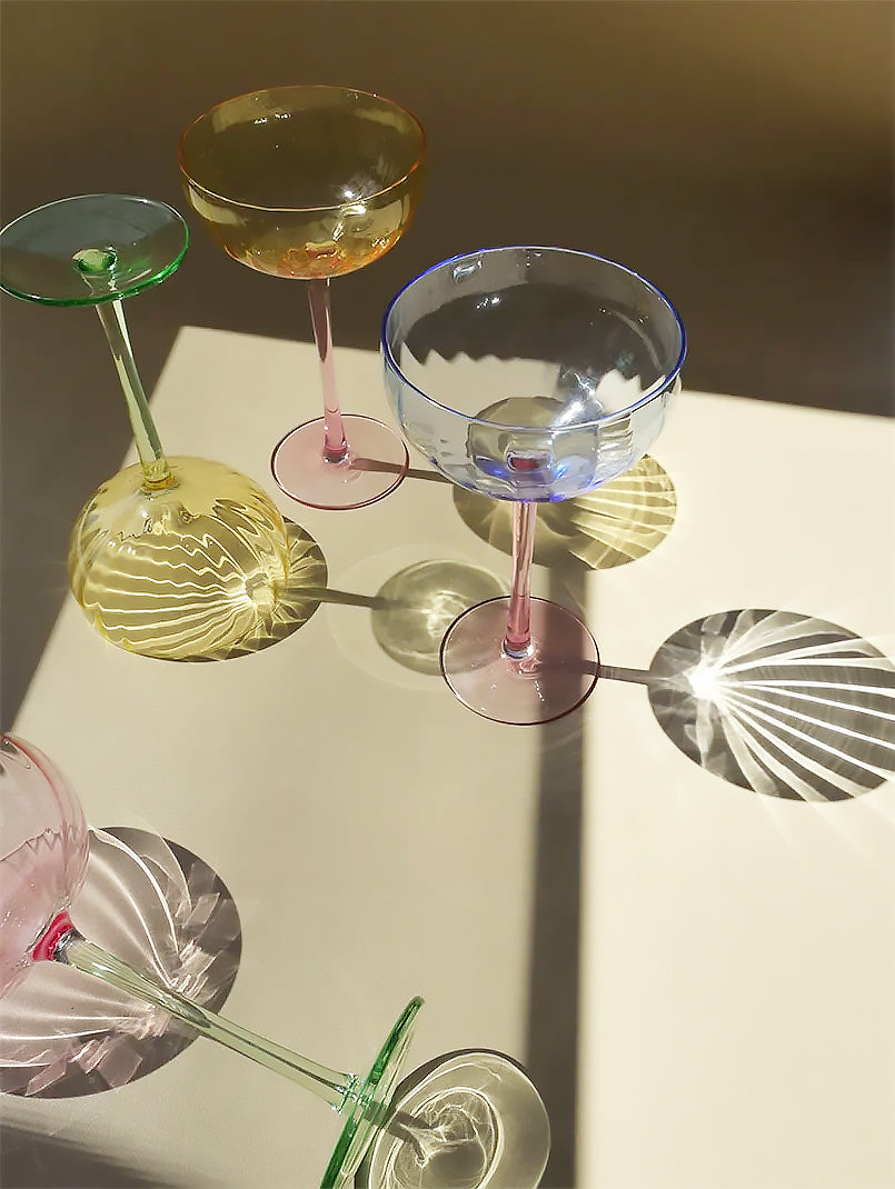 färgade Pumpa Glas