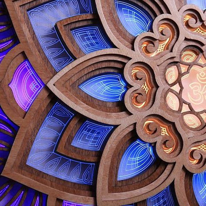 Mandala Yoga Rum Nattlampa LED