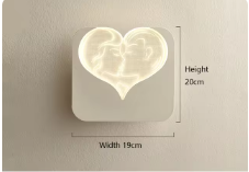Modern minimalistisk LED-vägglampa