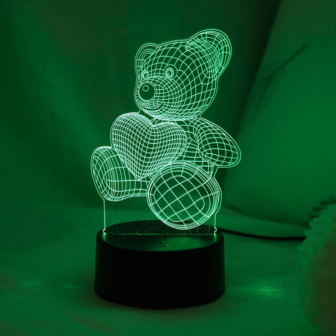 LumiBear – 3D Illusion Nattlampa Nallebjörn