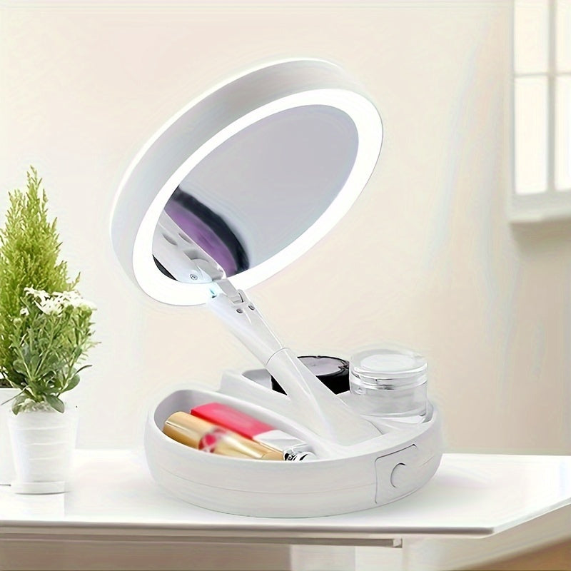 GlowMirror - Portabelt sminkspegel med LED