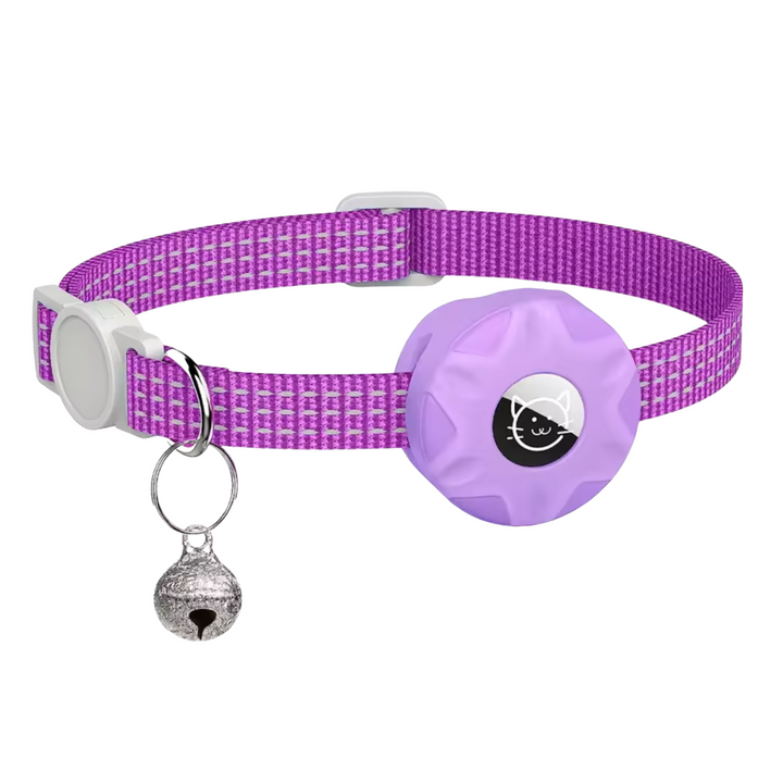 Husdjurssäkerhetsset – Smart hund- och katttracker med reflexhalsband