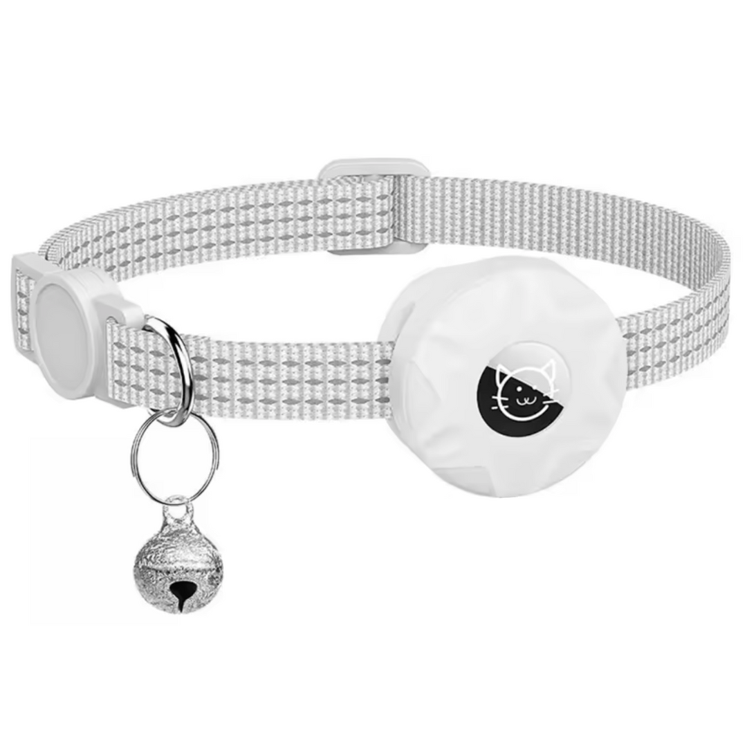Husdjurssäkerhetsset – Smart hund- och katttracker med reflexhalsband
