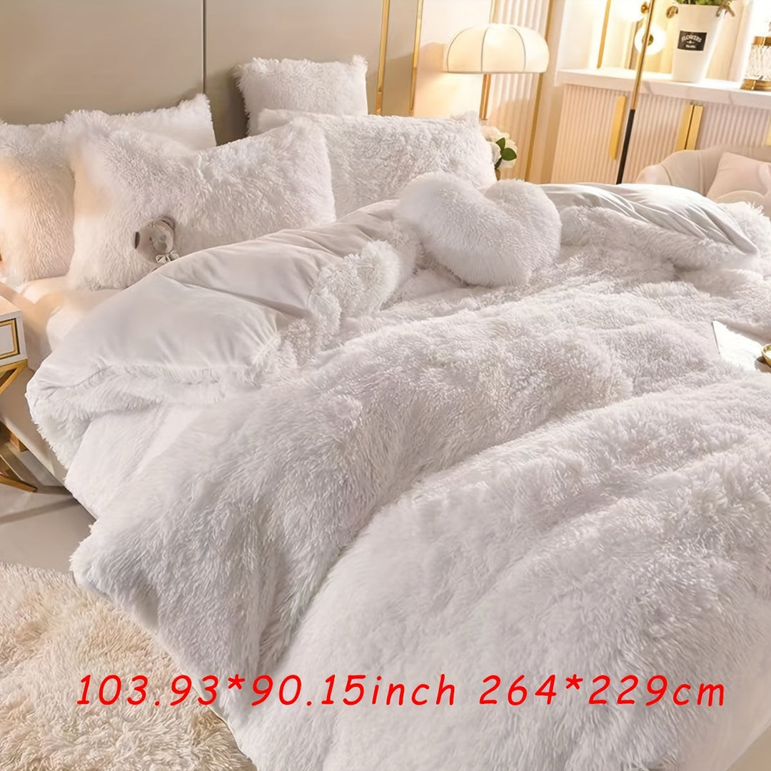 Lyxigt Sammet Duvet Täcke Set för Ultimat Komfort