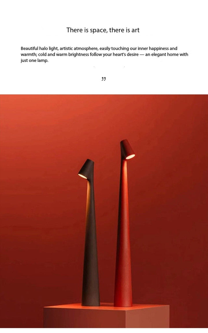 Gao Fushuai Uppladdningsbar Bordslampa Sängbord Avancerad Lampa Kreativ Dekorativ Nattlampa Skrivbords Atmosfärslampa