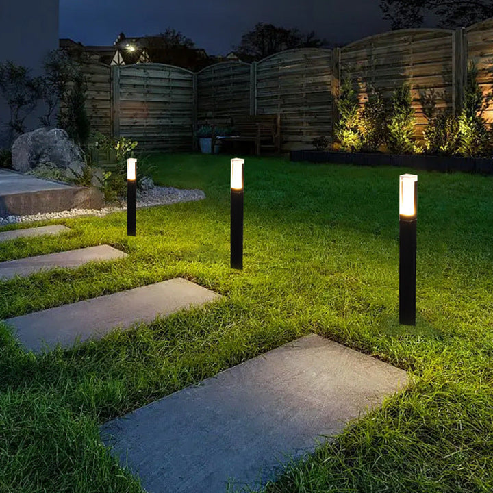 Led gräslampa enkel mode konst golvlampa trädgård park väg belysning landskapslampa