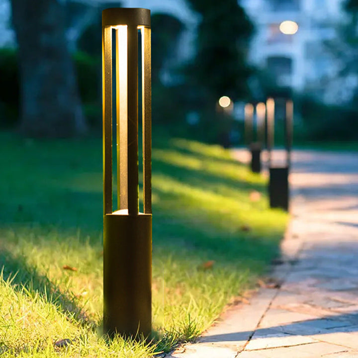 Led gräslampa enkel mode konst golvlampa trädgård park väg belysning landskapslampa