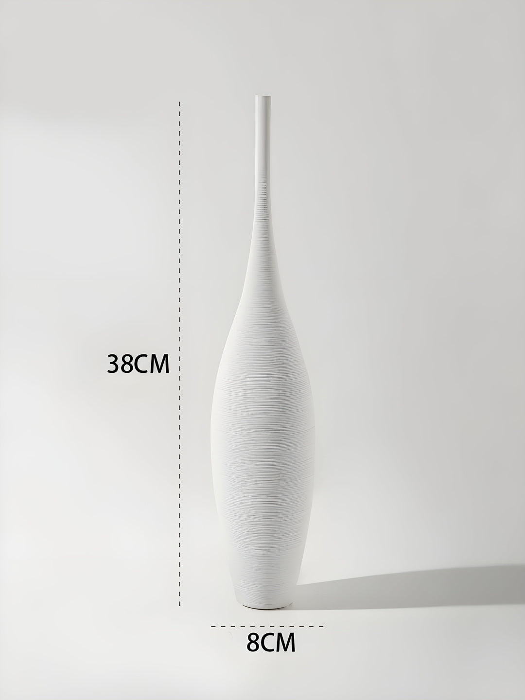 Minimalistisk Handgjord Keramisk Zen Vasen