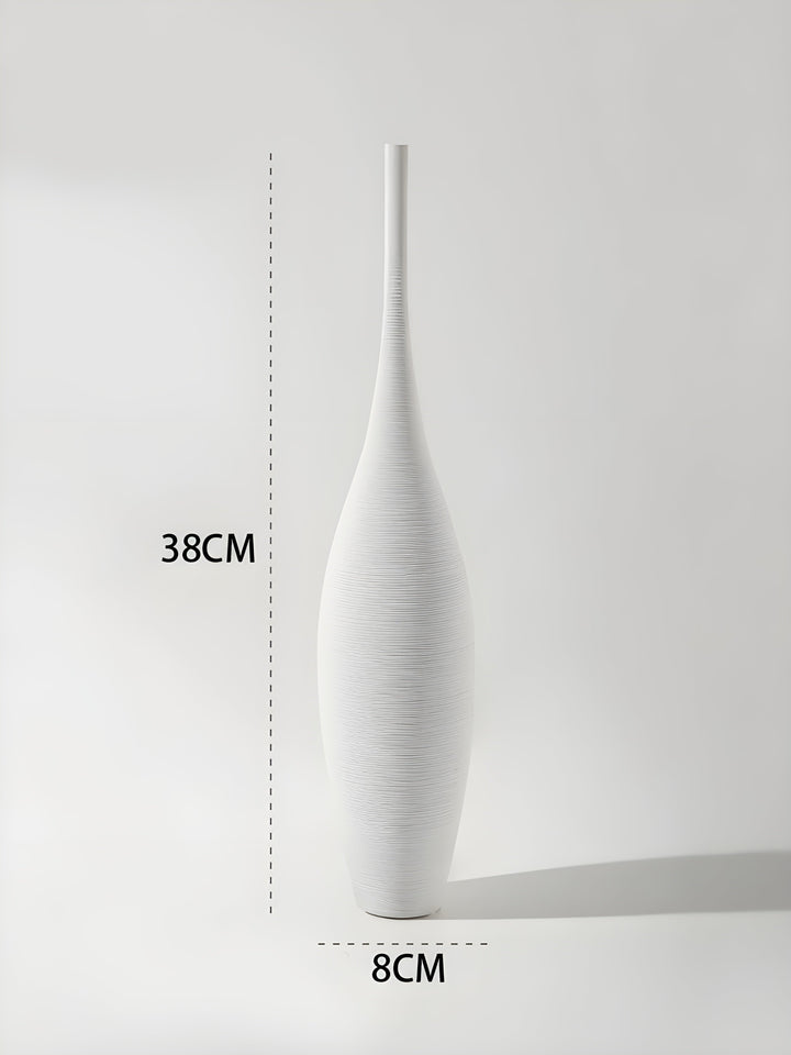 Minimalistisk Handgjord Keramisk Zen Vasen