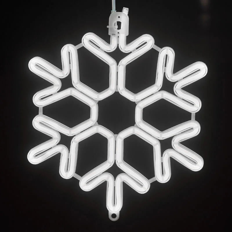 Vattentät LED Snöflinga Lampa för Festlig Vinterdekoration