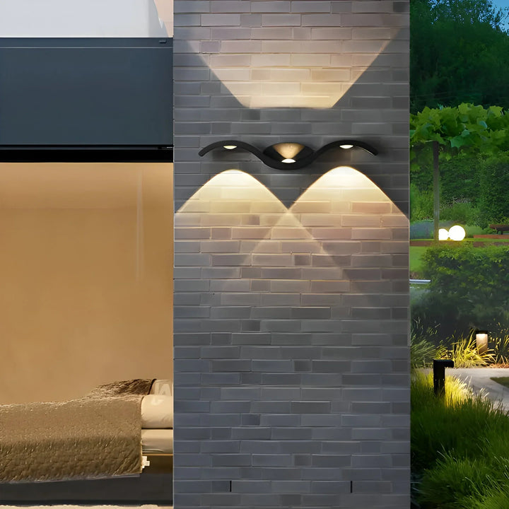 BrightGlow – Vattentät Nordisk Vägglampa