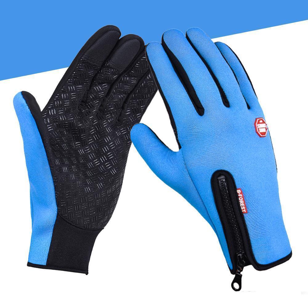 Högkvalitativa, varma, vind- och vattentäta touchscreen-handskar, Unisex