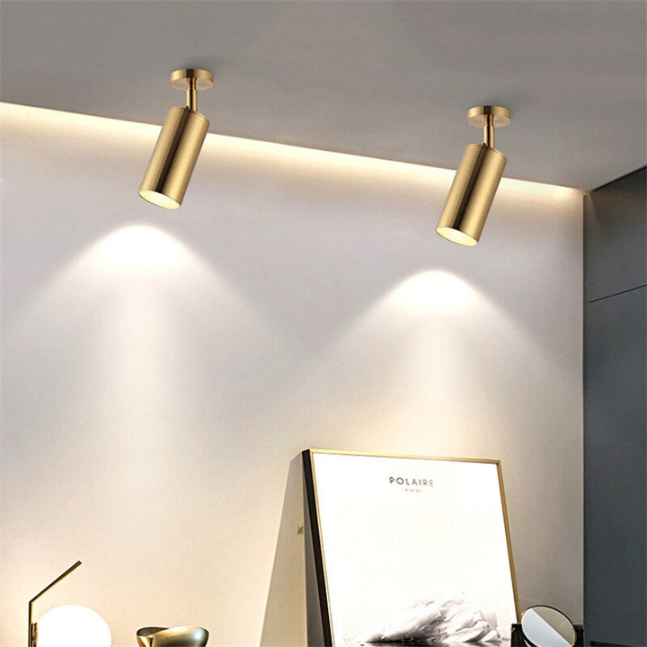 Nordisk Messing Guld Spotlights - 5W/10W LED-Lampa