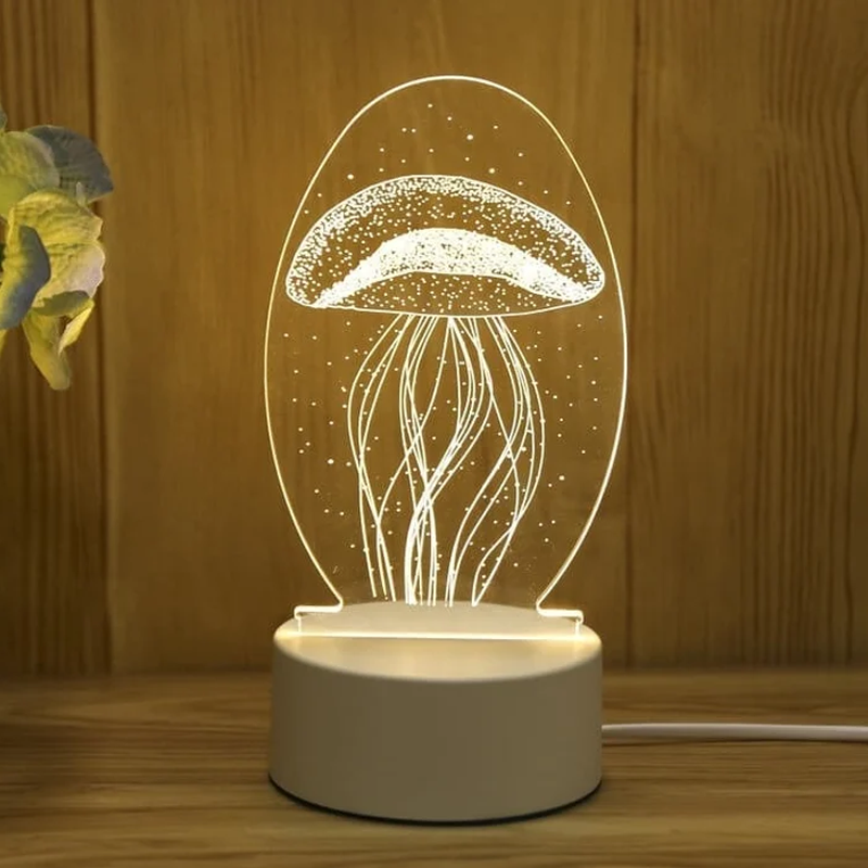 3D Nattlampa Usb