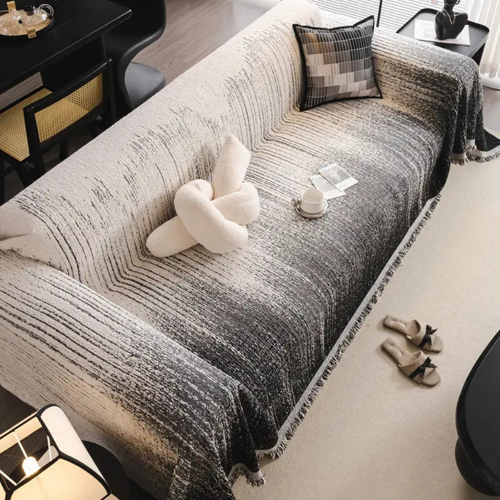 Neutral Ton Chenille Sofföverdrag