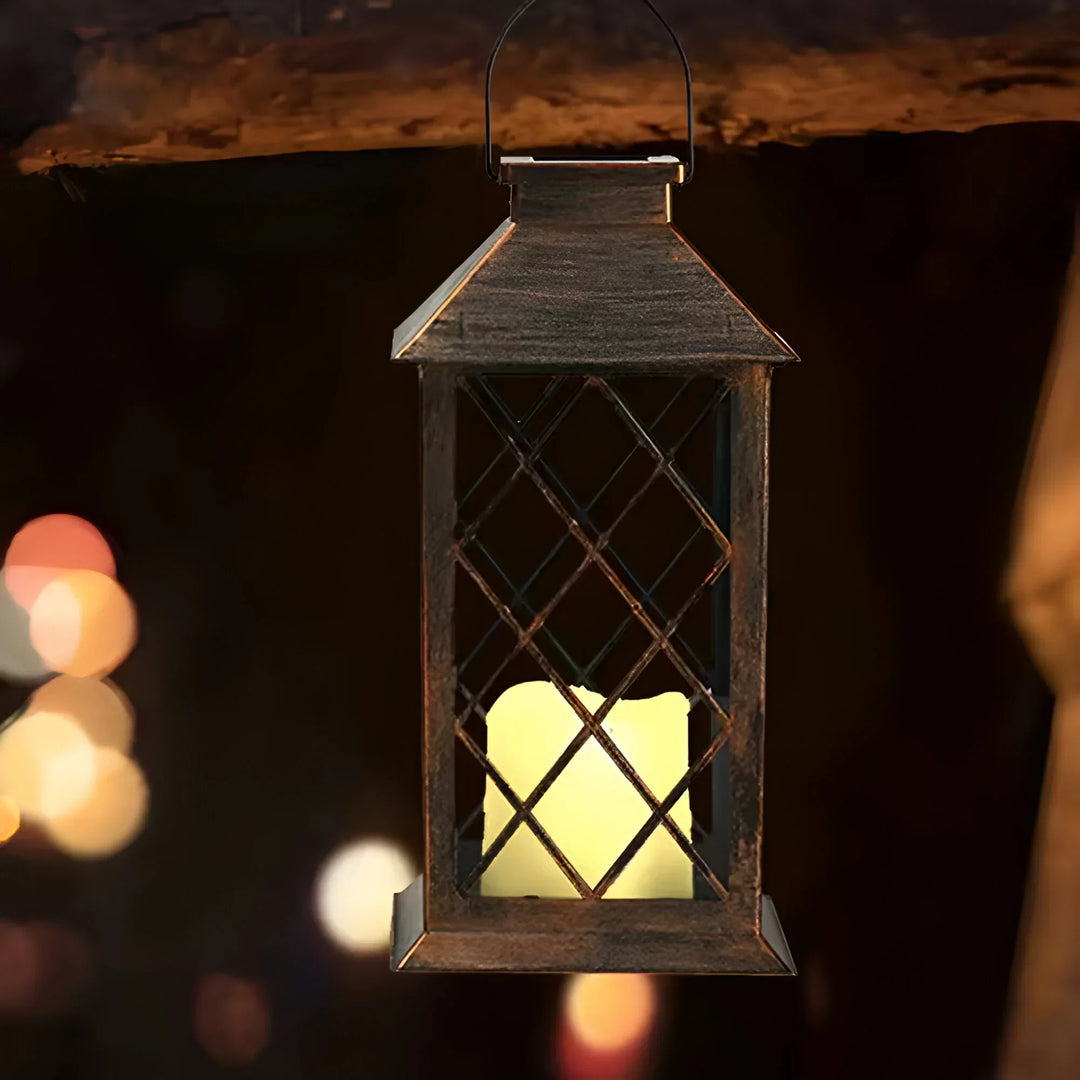 LumiCrest – Vintage Solenergi Trädgårdslampa