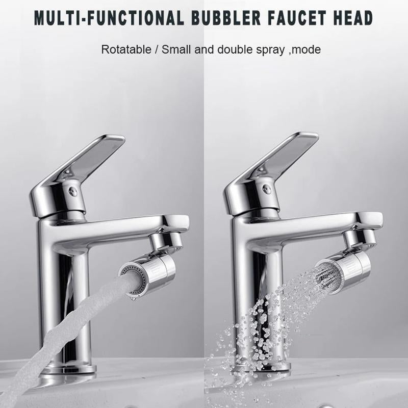 Rotationsbar Dubbel-Funktion Bubbler Kranhuvud