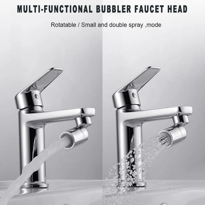 Rotationsbar Dubbel-Funktion Bubbler Kranhuvud