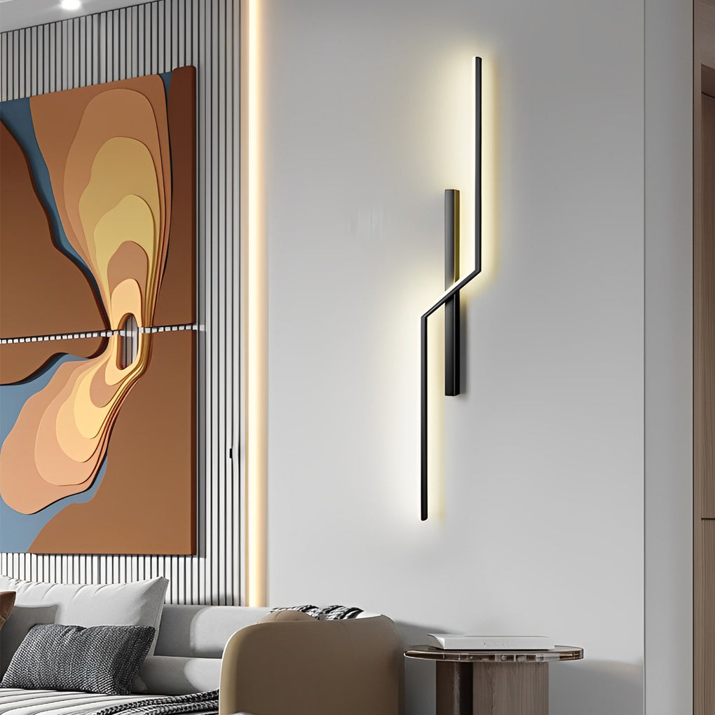 Lines Kreativ LED Modern Minimalistisk Vägglampa Dekorativa Vägglampor Belysning