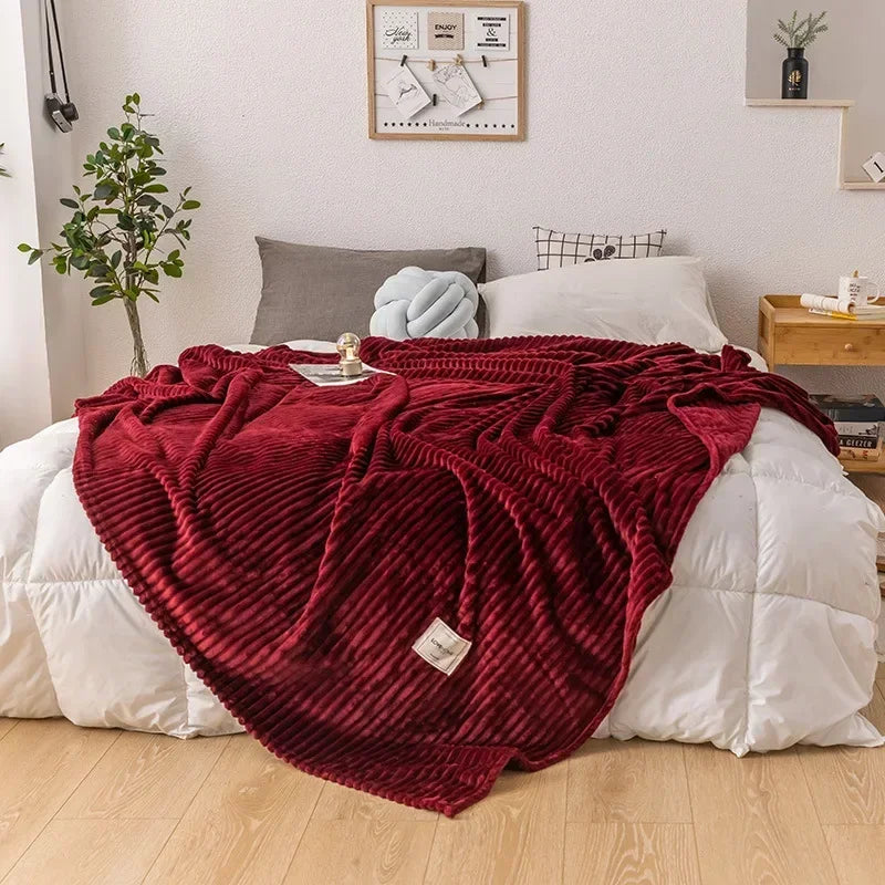 Tjock Flanell Höstfilt - WarmHaven