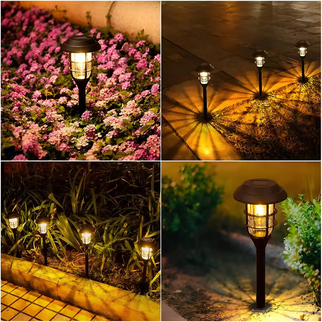 SolarGlow – Solcells Trädgårdslampa Set (6-Pack)