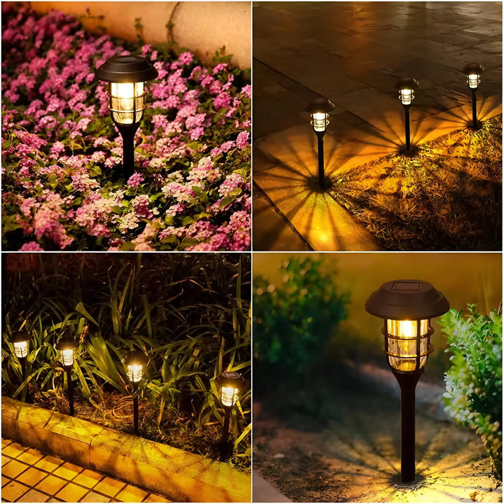 SolarGlow – Solcells Trädgårdslampa Set (6-Pack)