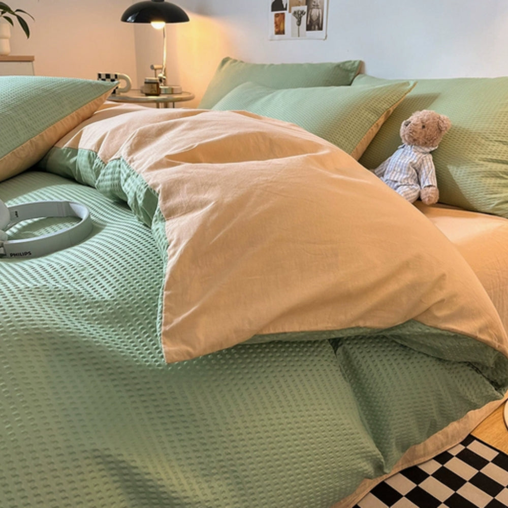 Beaumont Ultra-Mjuk Vaffel Duvet Set | 3-delars Set