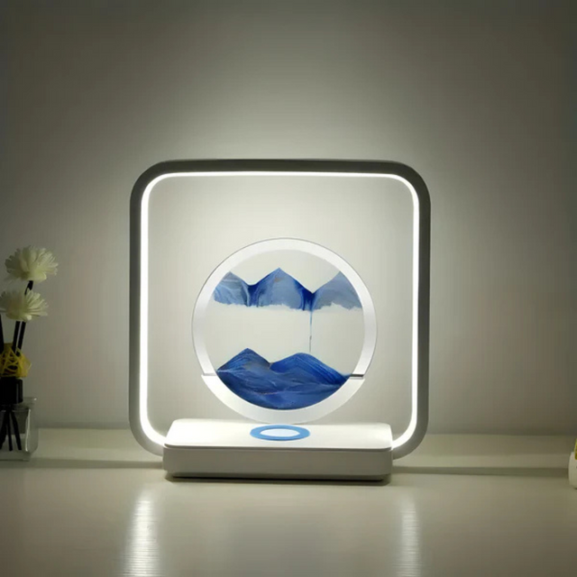 3D LED Nattlampa med Sandström