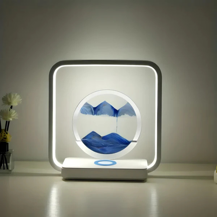 3D LED Nattlampa med Sandström