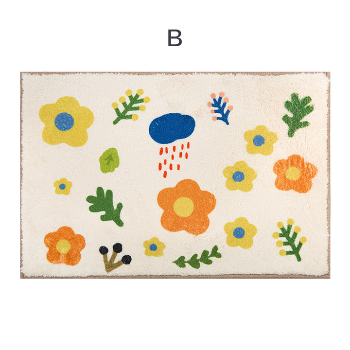 Söt Blomma Badmatta