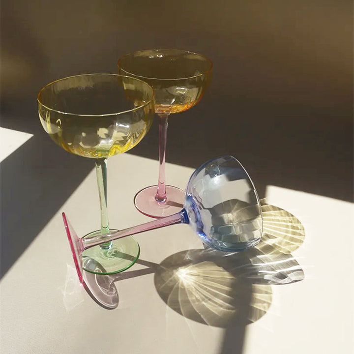 färgade Pumpa Glas