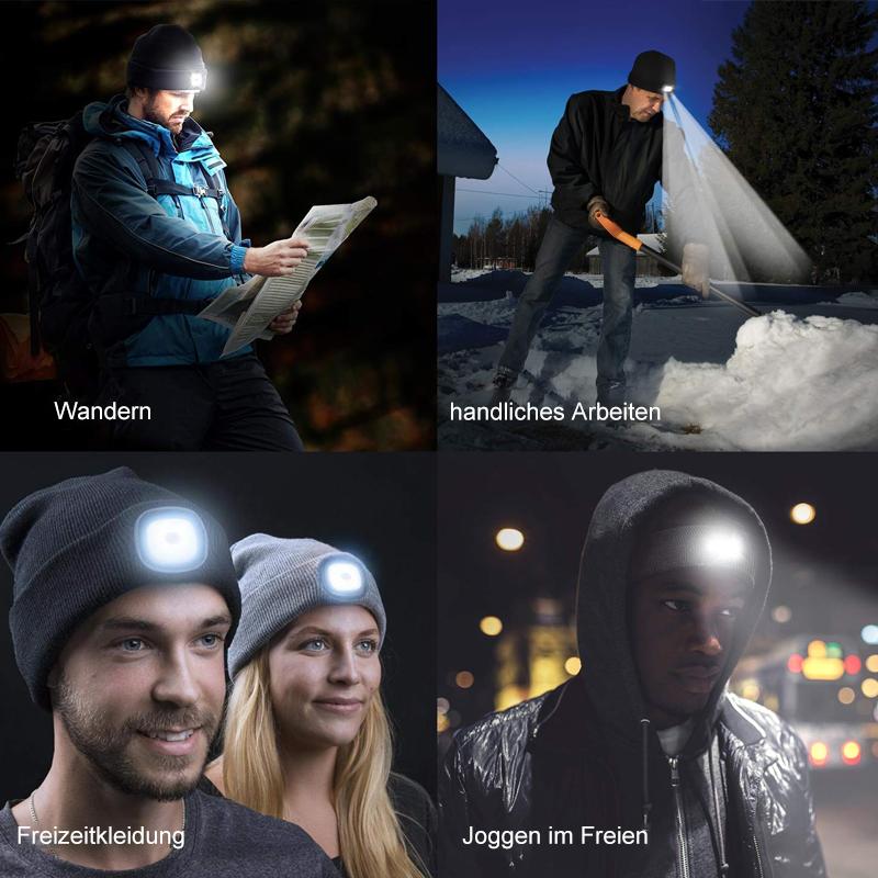 Avtagbar LED Huvtröja med Huvudlampa
